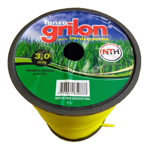 Tanza Grilon 3mm Redonda Desmalezadora O Motoguadaña X 1kg C