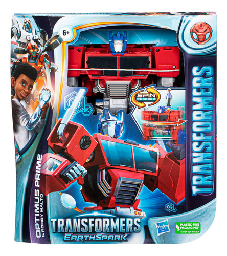 Transformers Earthspark - Optimus Prime E Robby Malto