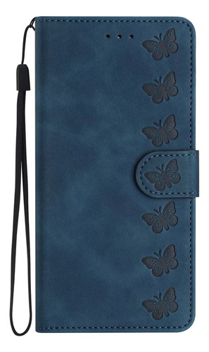 Funda Tipo Billetera De Cuero Con Forma De Mariposa For