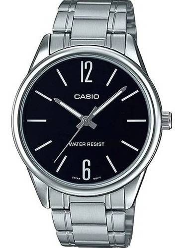 Reloj Casio  Mtpv005 Hombre Acero  Plata Full Color De La Correa Mtp-v005d-1b