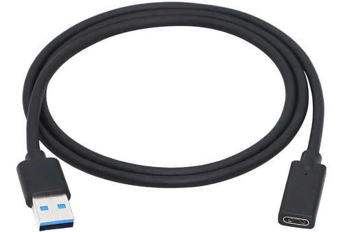 Cerrxian Usb 3.0 Tipo A Macho A Usb 3.0 Tipo C Hembra Gol...