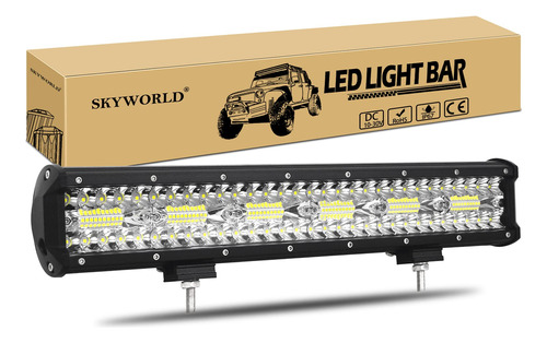 Skyworld Barra De Luz Led, 17 Pulgadas, 360 W, Haz Combinado