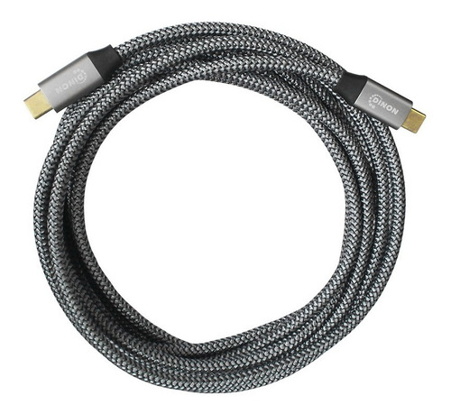 Cable 1.8mts, Usb-c A Usb-c 3.1, 10gbps, Conector Metalico, 