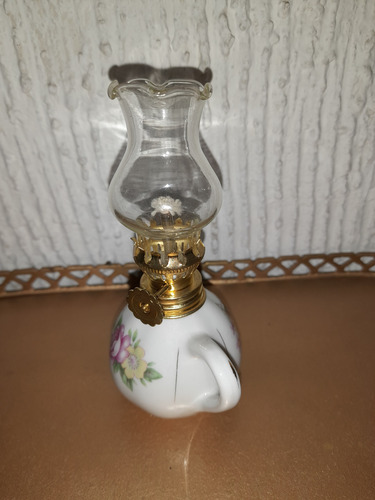 Lámpara A Alcohol (miniatura) De Colección (Usado)