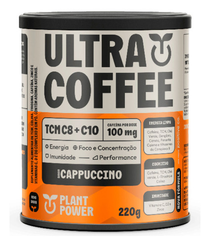 Suplemento Ultracoffee Cappuccino 220g