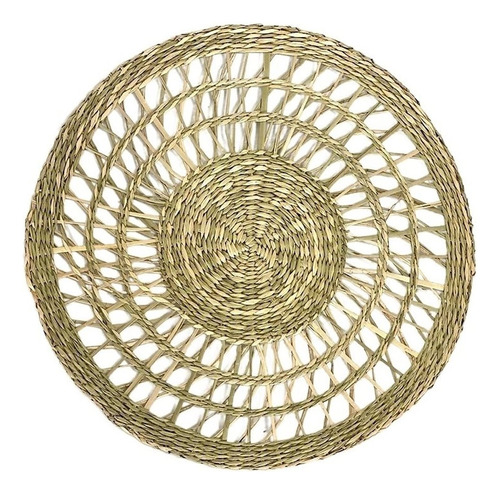 Individual Circular De Mesa Ø36cm En Seagrass P/cocina Hogar