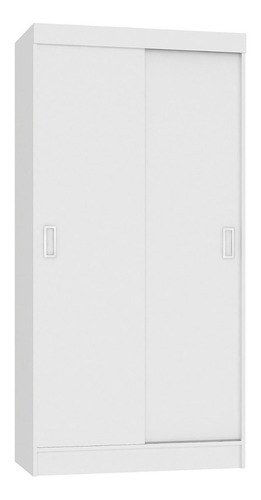 Imagen 1 de 2 de Ropero Mulata 610 color blanco con 2 puertas  corredizas