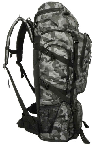 Mochila Camping Camuflada 70 L Clio 9170 Trilha Viagem 