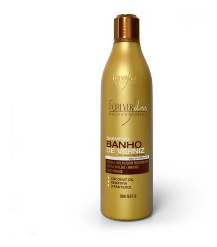 Shampoo Banho De Verniz  Forever Liss 500ml
