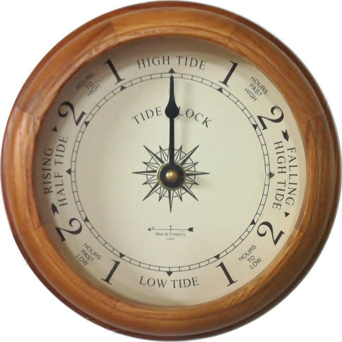 Reloj De Marea De Roble De 9 1/2 