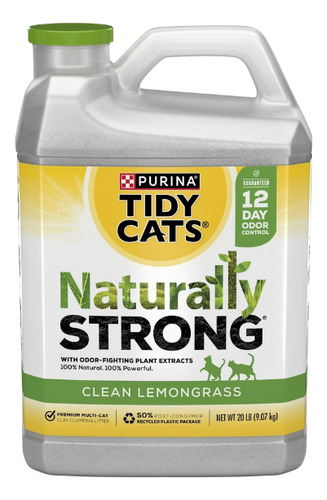Arena Gato Purina Tidy Cats Naturally Strong,clean Lemongras