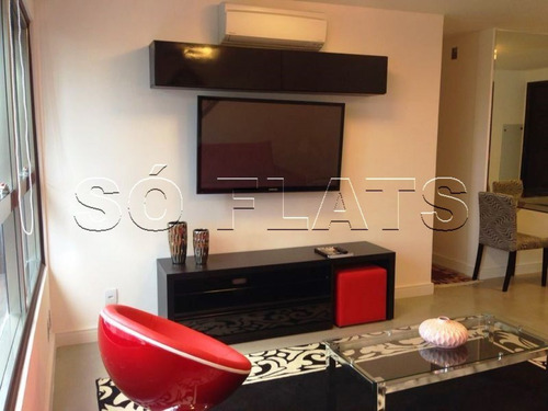 Imagem 9 de 15 de Flat Para Locação No Brooklin 2 Dorms 70m² Próximo Aos Grandes Escritórios E Comércio Da Região. - Sf23638