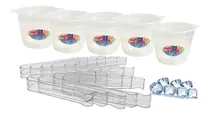 Comprar Hieleras Plástico Y Tenazas Pinzas Clip Hielo P Fiesta 6 Pzs