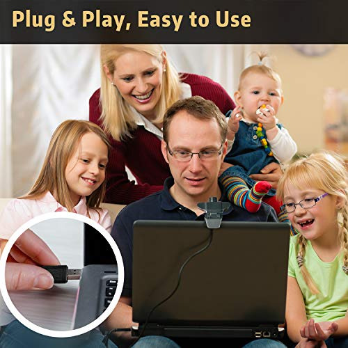 Webcam Hd Com Microfone Para Laptop/mac/tv (septekon)