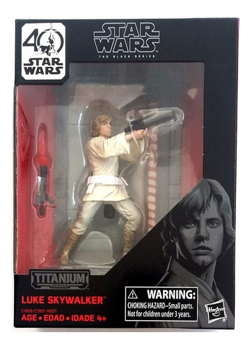 03 Luke Skywalker Titanium Star Wars Black Series 3.75