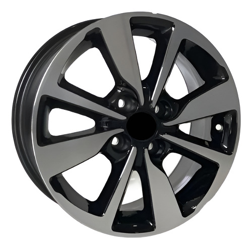 Rodas Compativeis C/ Hb20 Aro 15 4x100 (jogo) + Bicos Cor Preto Com Diamantado