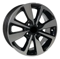 Comprar Rodas Compativeis C\u002F Hb20 Aro 15 4x100 (jogo) + Bicos Cor Preto Com Diamantado
