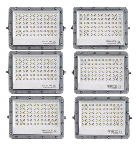 Reflector Led Megaluz Luz Suburbana 100w Ip65 6pzs R44w100