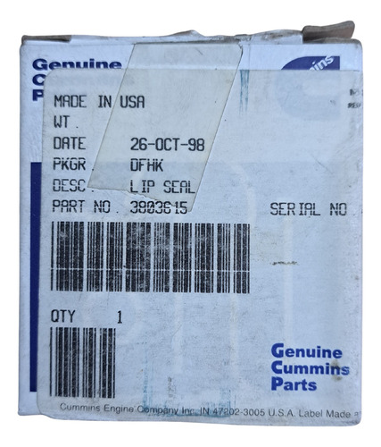 Kit De Sellos Para Bomba Combustible Cummins N14 Plus (Usado)