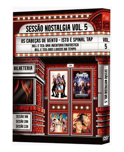 Dvd Nostalgia Vol 5 Bill E Ted 1 2 Cabeças Vento Spinal Tap