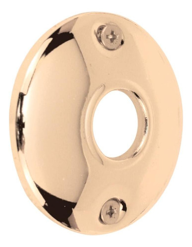 Prime-line E 2541 In. Rosetas Chapadas De Latón Brillante (2