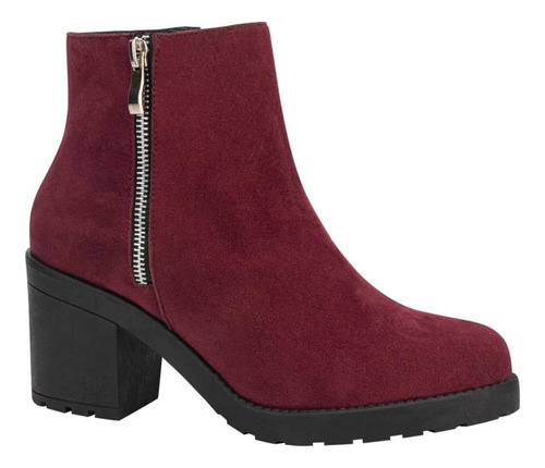Bota Botin Plataforma Tacon Vestir Mujer Vi Line 1109859