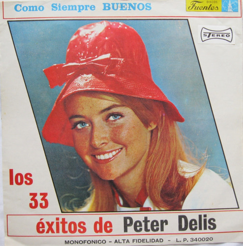 Los 33 Grandes Exitos De Peter Delis Lp Vinilo Acetato