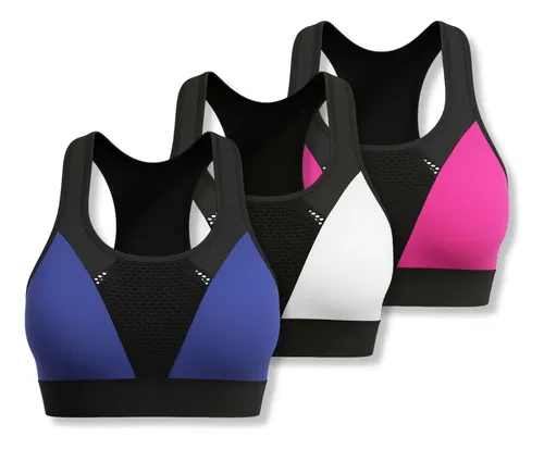 Kit 3 Top Feminino Fitness Academia Telinha Roupa Academia