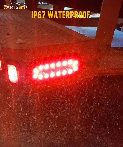Luces Traseras Para Remolque Partsam, Luz Led Ovalada Y Fren