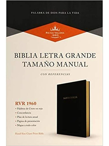 Biblia Reina Valera Letra Grande Referencias Manual, Holman