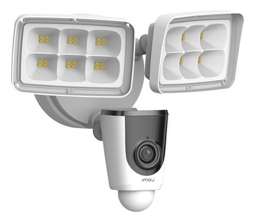 Cámara Seguridad Wifi Ip Imou Floodlight Cam Reflector Pir Color Blanco