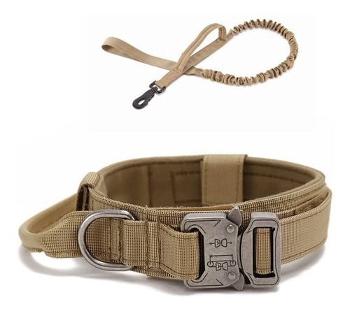 Collar Militar De Perros Tácticos Y Correa (grande, 9bk7o