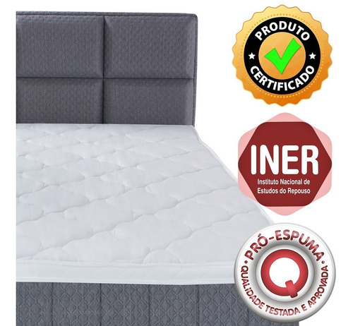 Imagem 6 de 9 de Pillow Top Queen De Espuma D33 Conforto Firme - Bf Colchões