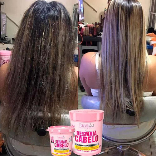 Kit Mascara Desmaia Cabelo E Bye Bye Forever Liss