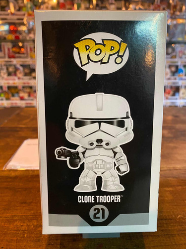 Funko Pop Star Wars Clone Trooper #21 Vaulted / Raro (Usado)