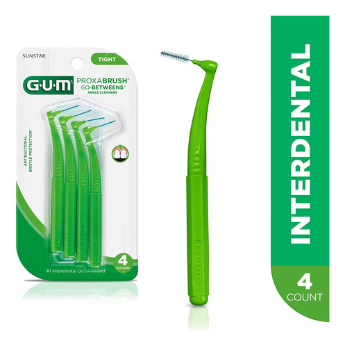 Cepillo Interdental Ortodoncia Gum X4 Con Estuche 874