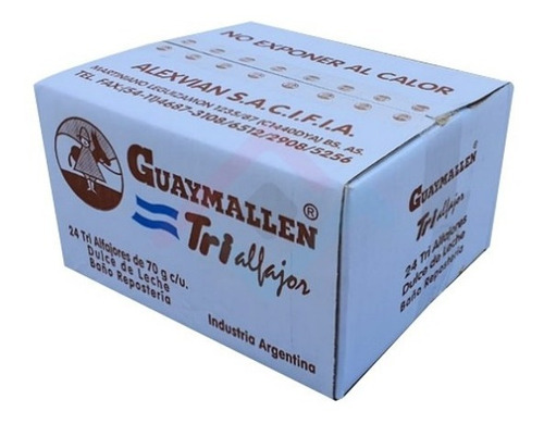 Alfa Guaymallen Triple Choco X 70 Gr. Caja X 24 - Open25hs!