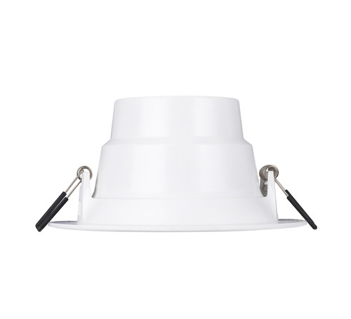 Lámpara Led Simply Empotrable 5'' Estevez 9w Luz Fría/cálida Estructura Blanco