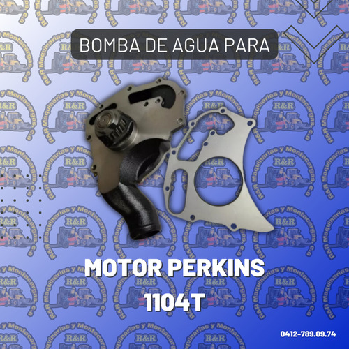 Bomba De Agua Para Motor Perkins 1104t