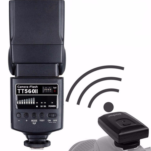 Flash Speedlite Godox Tt560 Gn38 Universal Canon Nikon Sony