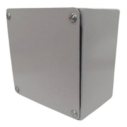 Caja De Paso Metálica Pw Con De 15x15x10 Cm, Nema 3r