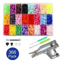 Comprar Kit Broches Plásticos Ropa 360 Pcs 12mm + Pinza - Electroimp