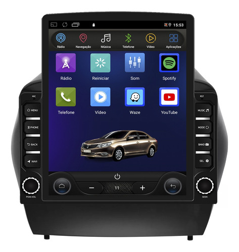 Kit Multimidia Ix35 10/17 9,7p Android Carplay 2gb 64gb