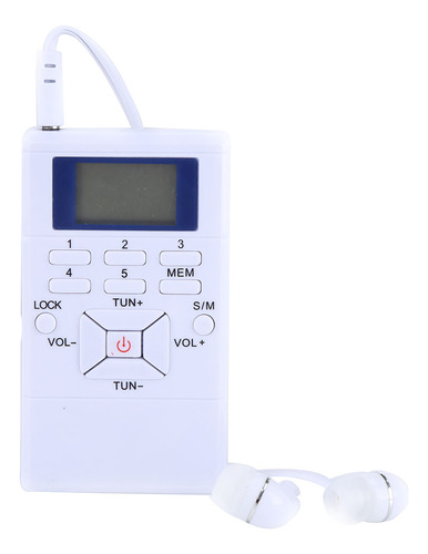 Mini Procesamiento De Señal Digital Portátil De Radio Fm Lcd