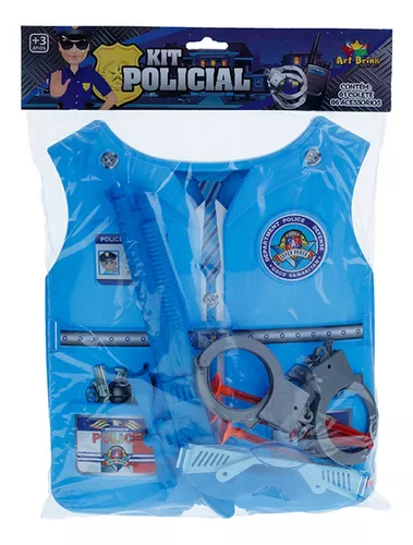 Conjunto Operação Policial Fantasia Kids Colete e Acessórios - ShopJJ -  Brinquedos, Bebe Reborn e Utilidades