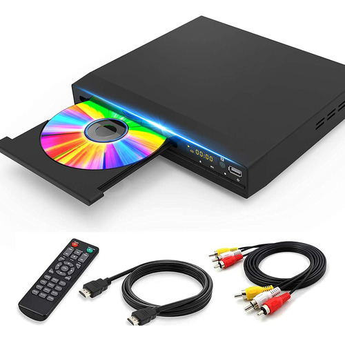 Reproductor De Dvd Hd Tv Hdmi Escalado De 1080p, Entrad...