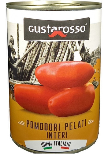 Tomate Italiano Pomodoro Gustarosso 400g Pack X12 Unidades