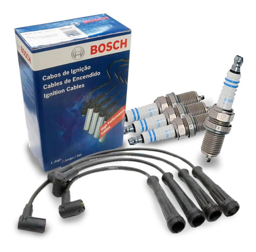 Kit Cables Y Bujias Logan Sandero Symbol 1.6 8v K7m Bosch