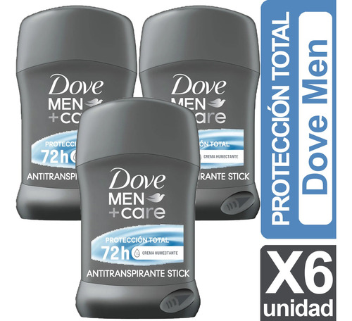 Desodorante Dove Men Variedades Aromas En Barra Pack X 6