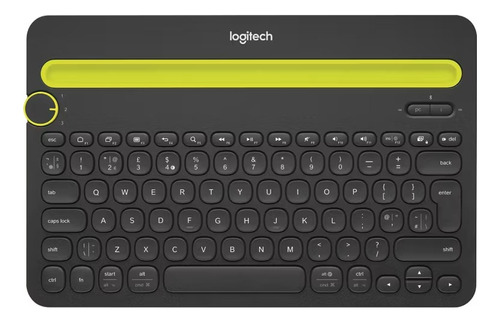 Teclado Bluetooth Logitech K480 Qwerty Español España Color 